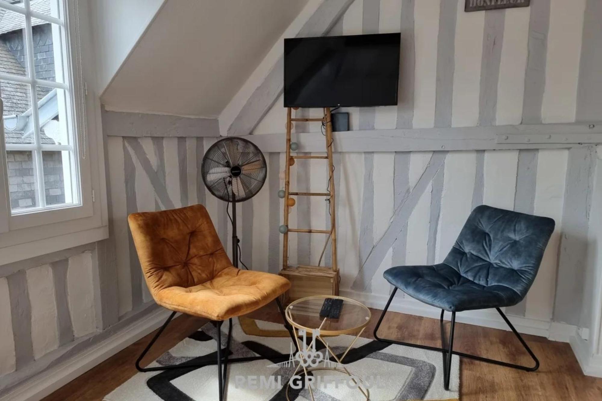 La Capucine Lovely Studio City Center Honfleur Exteriör bild