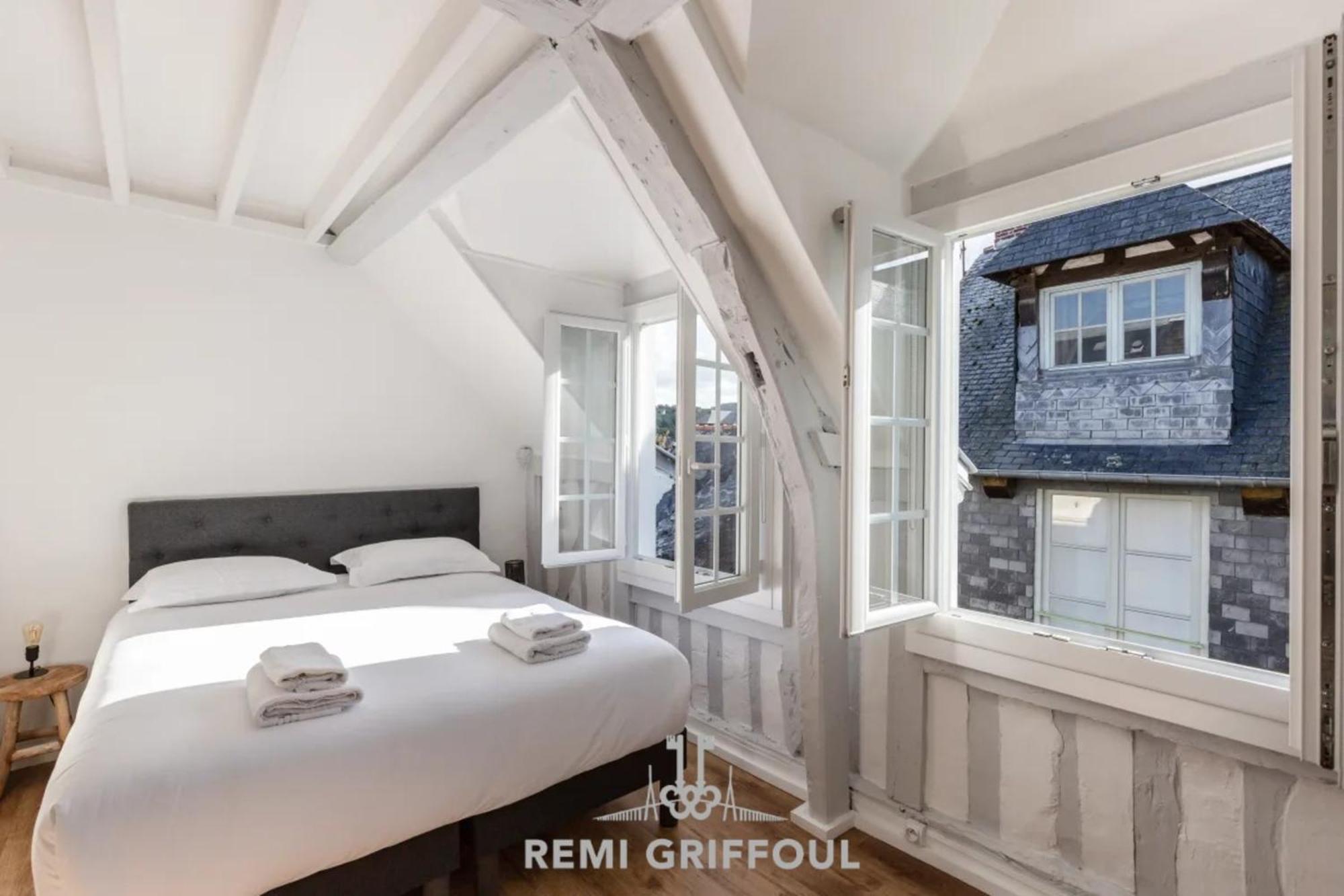 La Capucine Lovely Studio City Center Honfleur Exteriör bild