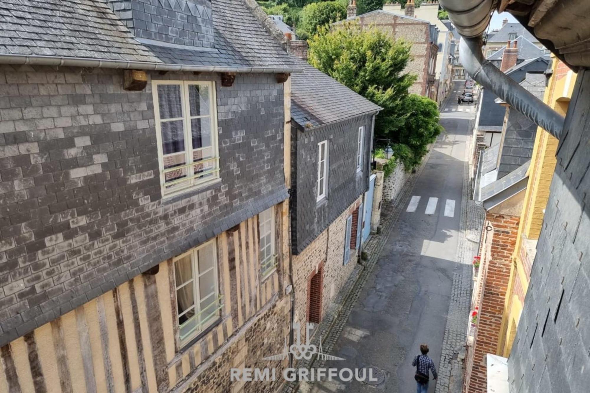 La Capucine Lovely Studio City Center Honfleur Exteriör bild